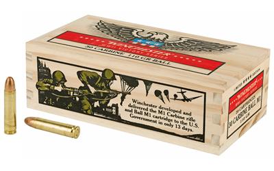 WWII Victory Series, 30 Carbine, 110 Grain, Full Metal Jacket, 20 Round Box X30M1WW2