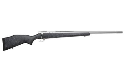 Vanguard, AccuGuard, Bolt, 300 Win, 24", Black With Grey Spiderweb Accents, Monte Carlo Composite with Aluminum Bedding Block , Right Hand, #3 Fluted 410 Series Stainless Steel, 3+1, 8 3/4 lbs. VCC300NR4O
