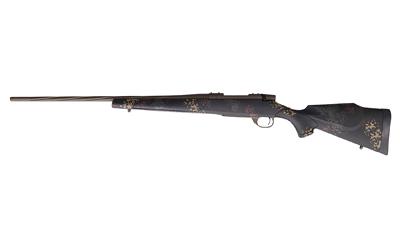 Vanguard Talus, Bolt Action Rifle, 257 Weatherby Magnum, 26" Spiral Fluted #2 Contour Barrel, Threaded 1/2-28, 1:10" Twist, Cerakote Finish, Patriot Brown, Graphite Black Bolt and Knob, Weatherby Monte Carlo Stock, Rust Brown/Smoke/Stone Sponge Paint, Tw