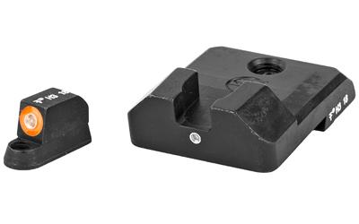 F8 Night Sight, Fits CZ P10, Green with Orange Outline Front, Green Rear, Tritium Front/Rear CZ-F009S-5