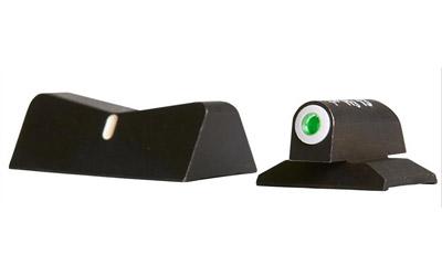 DXW Standard Dot Tritium Front, White Stripe Express Rear, Fits FNS9,9C,9L,40L,FNX9, Green with White Outline, Installation Kit Included FN-0001P-4