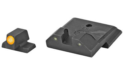 RAM Night Sights, Orange Front Dot, Fits M&P & M2.0: Full Size & Compact, Steel/Blued SW-R032S-6N
