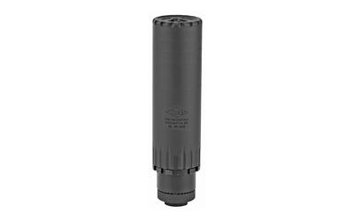 Resonator K Suppressor, 30 Caliber, Rifle Suppressor, 5.56" Long, 1.5625" Diameter, Black Finish, Includes QD Mount/Muzzle Brake (YHM-4302-MB-28A), 1/2"-28 YHM-2150-MB-28
