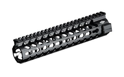 Slim Light Keymod Handguard, Fits AR-15, 9.25", Mid-Length, Keymod Includes All Tools, Parts, and Instructions, Black YHM-5240
