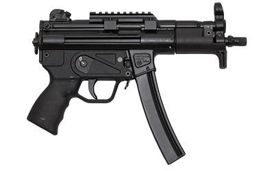 MKE Z-5P, Semi-automatic Pistol, 9MM, 5.8" Barrel, Steel Frame, Black Finish, 30Rd, Roller-Lock, Delayed Blowback, Includes Plastic Carry Case, Three (3) 30-Round Magazines, Factory Cleaning Kit, Two (2) Extra Take-Down Pins, Factory Picatinny Style Opti