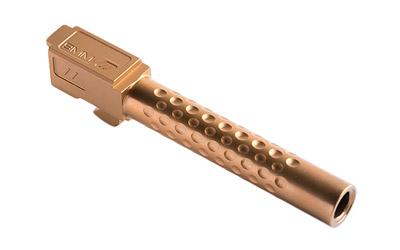Dimpled Barrel, 9MM, For Glock 19, Bronze Finish BBL-19-D-BRZ