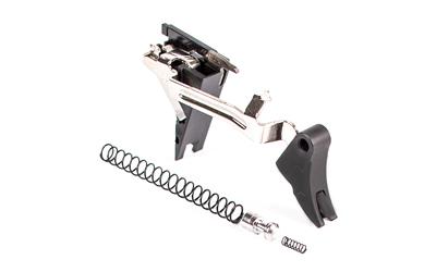 Pro Curved Drop in Trigger Kit, Fits Glock 9MM Gen 4, Black w/ Black Safety CFT-PRO-DRP-4G9-B-B