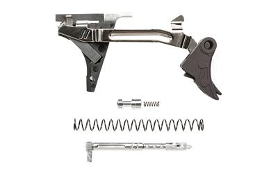 PRO Curved Face Trigger, Ultimate Kit, For Glock Gen 1-4, 9MM, Black/Black CFT-PRO-ULT-9-B-B