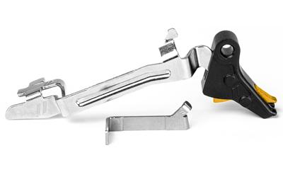 PRO Flat Trigger Bar Kit, Small, Black w/ Gold Safety, Includes Zev PRO Connector FFT-PRO-BAR-SM-B-G