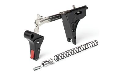 PRO Flat Drop-In Trigger Kit, Fits Glock 9MM Gen 4, Black w/ Red Safety FFT-PRO-DRP-4G9-B-R