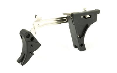 Fulcrum Drop in Trigger Kit, Adjustable 2-6 lbs, Fits Glock 9MM Gen 1-3, Black w/ Black Safety FUL-ADJ-DRP-9-B-B