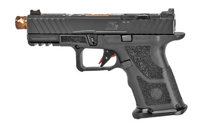 O.Z-9 Compact, Semi-automatic Pistol, 9MM, 4" Bronze Threaded Barrel, Steel Frame, Polymer Grip, Black Finish, 15Rd OZ9C-CPT-B-BRZ-TH