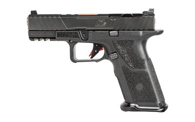 OZ9 Compact, Hyper-Comp, Semi-automatic, Striker Fired, Polymer Frame Pistol, Compact, 9MM, 4.16" Barrel, Compensated Barrel, Black Slide/Bronze Barrel, X Grip, Compact Slide, Trigger Safety, Fiber Optic Front Sight, 17 Rounds, 2 Magazines OZ9C-X-CPT-HYP