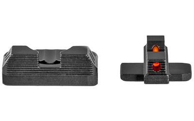 Fiber Optic Combat Sight Set For Sig Slides, Black SIGHT.SET-SIG-COM-FO