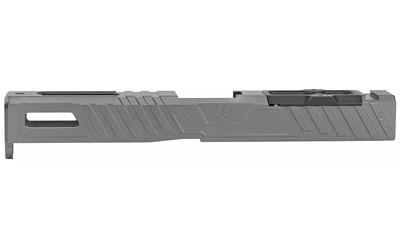 Omen Stripped Slide RMR w/Cover, For Glock 17 Gen 3, Gray Finish SLD-Z17-3G-OMEN-RMR-GRY