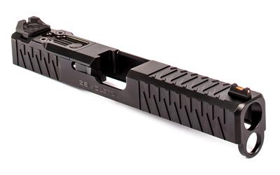 For Gen 4 Glock 17, Enhanced Socom, Complete Slide, Includes Sights, Delta Point Pro Cover Plate and Zev Upper Parts Kit, Black Finish SLD.KIT-Z17-4G-ESOC-DPP-DLC
