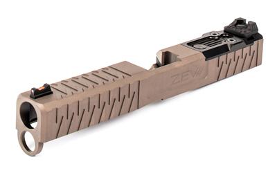 For Gen 4 Glock 17, Enhanced Socom, Complete Slide, Includes Sights, Delta Point Pro Cover Plate and Zev Upper Parts Kit, Flat Dark Earth Finish SLD.KIT-Z17-4G-ESOC-DPP-FDE