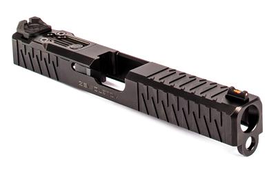 For Gen 3 Glock 19, Enhanced Socom, Complete Slide, Includes Sights, Delta Point Pro Cover Plate and Zev Upper Parts Kit, Black Finish SLD.KIT-Z19-3G-ESOC-DPP-DLC