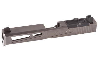 Prizefighter Absolute Co-witness RMR Cut w/Cover, Complete Slide, For Gen 4 Glock 17, Gray Finish SLD.KIT-Z17-4G-PRZF-RMR-CW.ABS-GRY