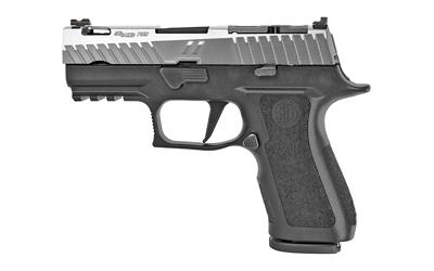 Z320 XCOMPACT, Octane Gun Mod, Semi-automatic, 9MM, 3.6" Barrel, Polymer Frame, Black Frame/Titanium Gray Slide, Fiber Optic Combat Sights, RMR Optic Cut, ZEV RMR Cover Plate, Sig Sauer P320 X Series Flat Face Trigger, 2-15Rd Sig Sauer P320 Magazines GM-
