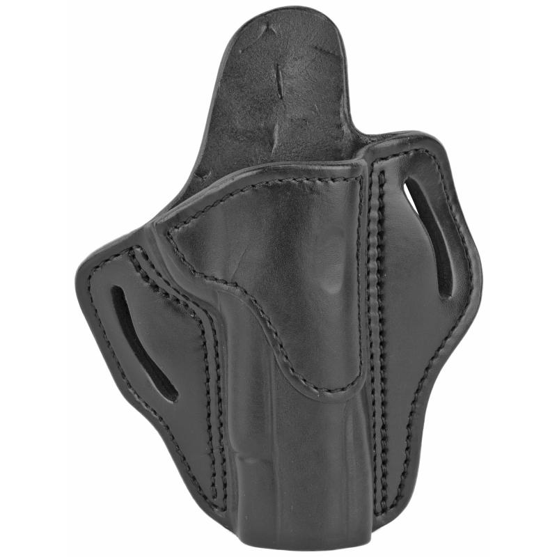 Belt Holster 1, Right Hand, Black Leather, Fits 1911 4"& 5" BH1-BLK-R