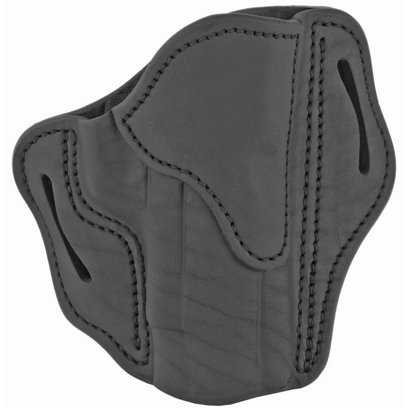 BH2.3, Belt Holster, Right Hand, Stealth Black, Leather, Fits 1911 4"& 5" with Full Rail / Beretta 92FS / CZ 75, P01, P07, P10 / H&K VP9, VP40, P2000 / Glock 17, 20, 21, 22, 31, 34, 35, 40, 41 / Rock Island 1911 5" TCM, TAC Ultra 5" / Ruger P95, American