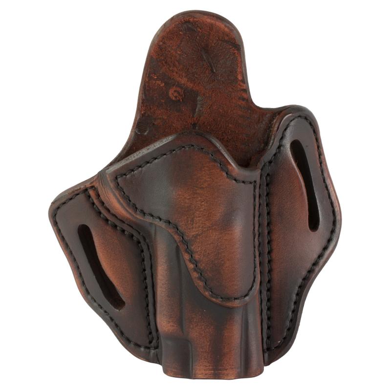 BH1 Optic Ready, OWB Belt Holster, Fits Optic Ready Commander Size 1911, Matte Finish, Vintage Leather, Right Hand OR-BH1S-VTG-R