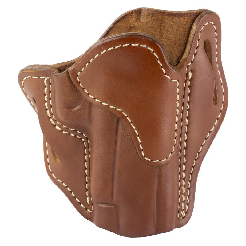 BH2.3 Optic Ready, OWB Belt Holster, Fits Optic Ready Large Frame Railed Pistols, Matte Finish, Classic Brown Leather, Right Hand OR-BH2.3-CBR-R