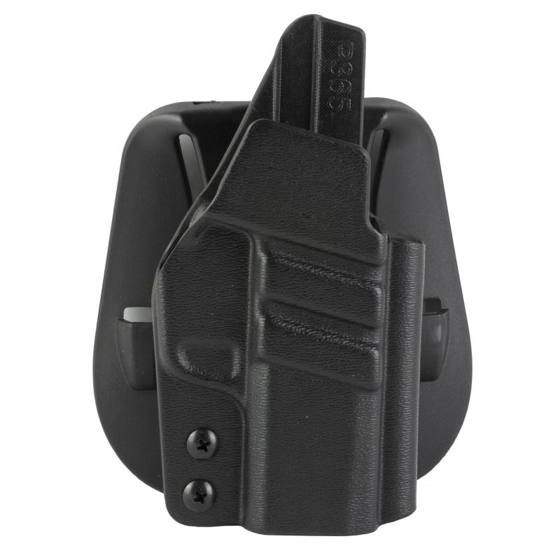 Tactical Paddle Holster, OWB, Kydex, Sig Sauer P365, Right Hand, Matte Finish, Black TAC-PDH-OWB-P365-BLK-R