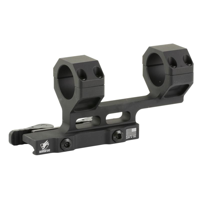 AD-DELTA, Quick Detach Scope Mount, 30mm, 1.93" Height, Anodized Finish, Black AD-DELTA-C-H-30-STD