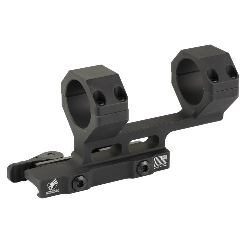 AD-DELTA, Quick Detach Scope Mount, 34mm, 1.93" Height, Anodized Finish, Black AD-DELTA-C-H-34-STD