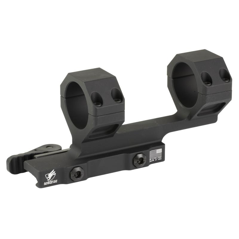 AD-DELTA, Quick Detach Scope Mount, 34mm, 1.70" Height, Anodized Finish, Black AD-DELTA-C-M-34-STD