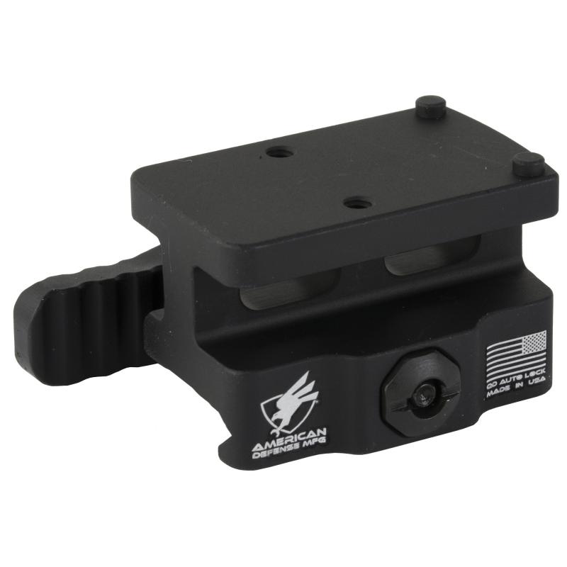 QD Mount, AD-RMR, Fits Trijicon RMR, Lightweight, Co-Witness Height, Black AD-RMR-LW-10-STD