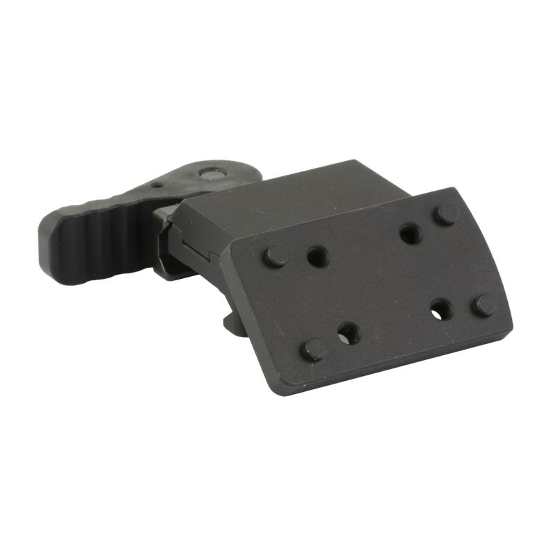 Offset, Quick Detach Mount, 45 Degree, RMSc Footprint, Anodized Finish, Black AD-TR-OFFSET-45-STD