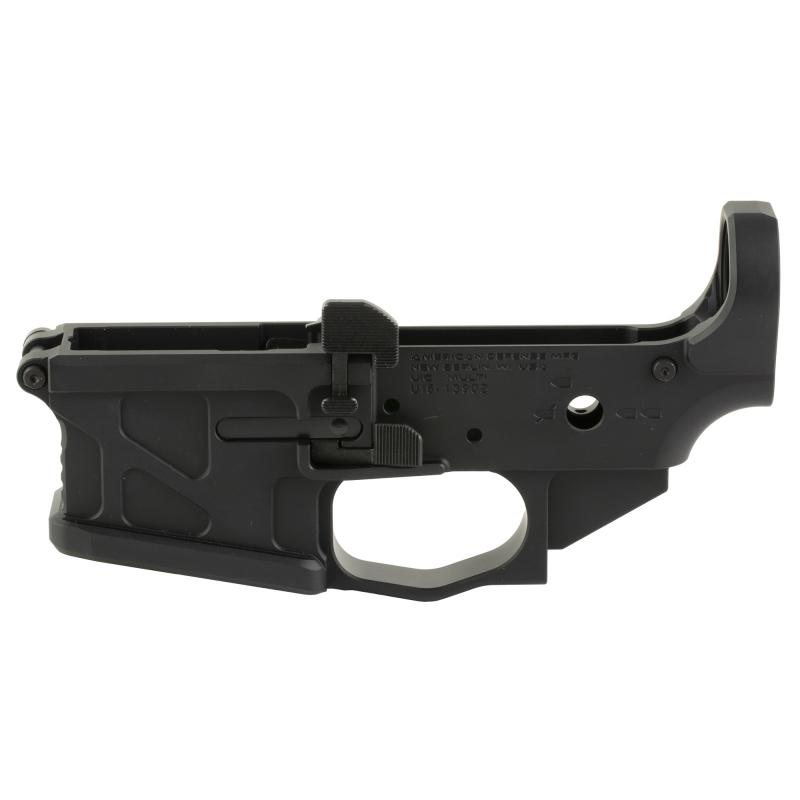 UIC BILLET, Semi-automatic, Stripped Lower Receiver, 223 Remington/556NATO, Anodized Finish, Black, Includes Installed Ambidextrous Magazine Release and Bolt Catch AD-UICLS-BLK