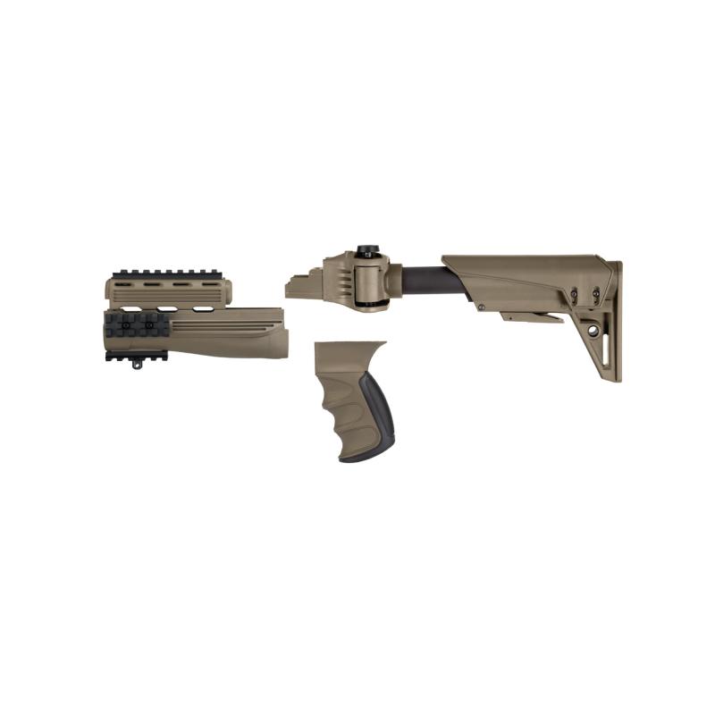Strikeforce, TactLite, Stock, Flat Dark Earth, Side Folder Stock, Pistol Grip, Forend, AK-47 C.2.20.1250