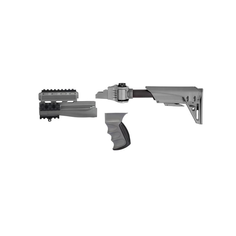 Strikeforce, TactLite, Stock, Gray, Side Folder Stock, Pistol Grip, Forend, AK-47 C.2.40.1250