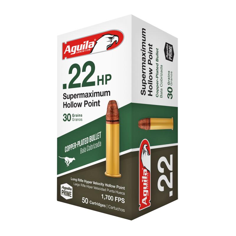 Aguila .22 Long Rifle Super Maximum 30 Grain Hollow Point 50 Round Box