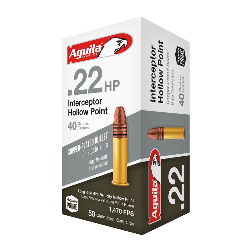 Rimfire, Interceptor, 22LR, 40Gr, Hollow Point, 50 Round Box 1B222321
