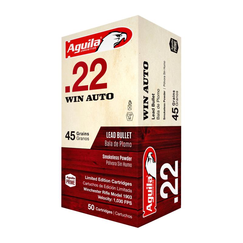 Rimfire, 22WMR, 45Gr, Solid Point, Made for Winchester 1903, 50 Round Box 1B222504