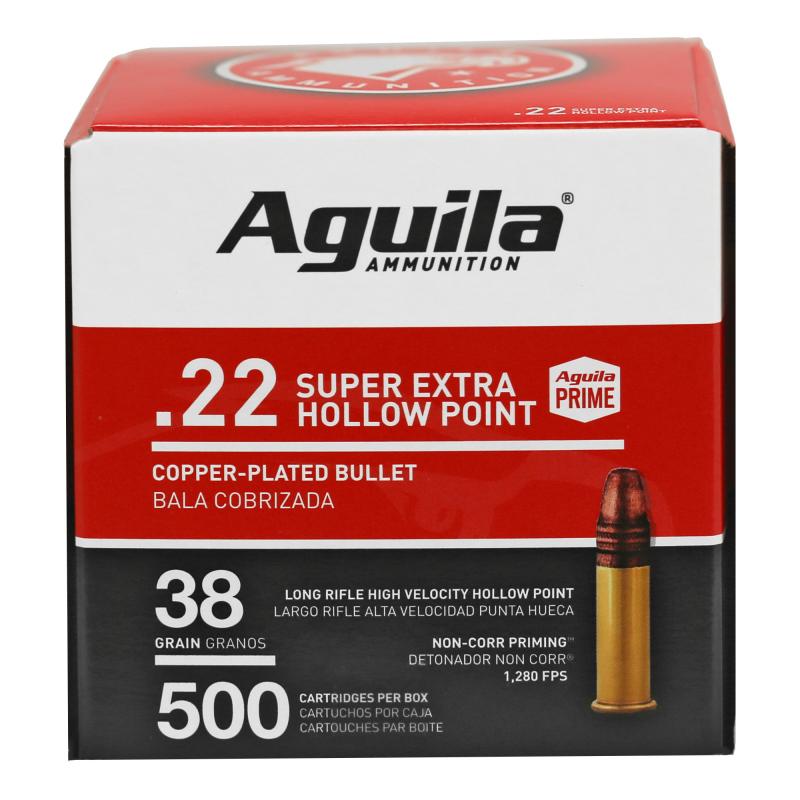 Aguila 22 Long Rifle 38gr CPHP 500/Box