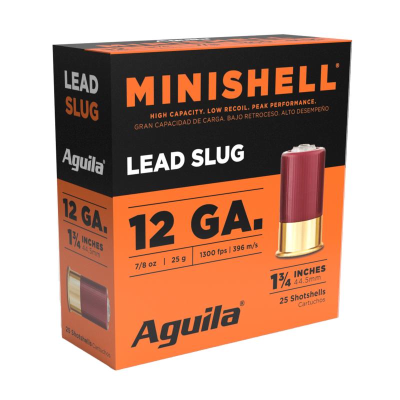 Minishell, 12 Gauge, 1.75", Slug, 25 Round Box 1CHB1386