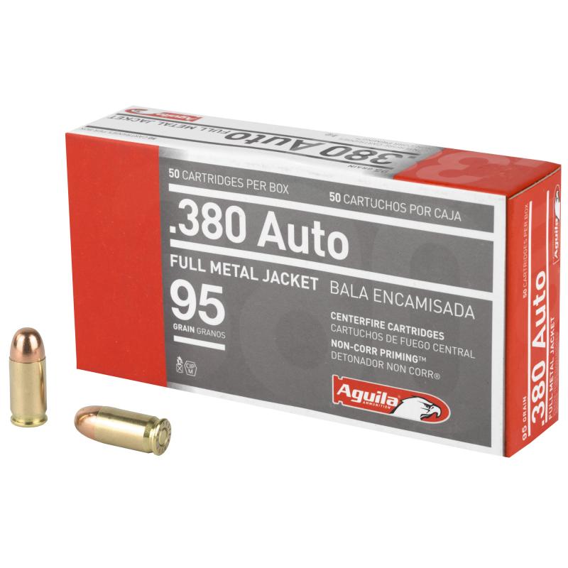 Aguila .380 ACP 95 Grain Full Metal Jacket
