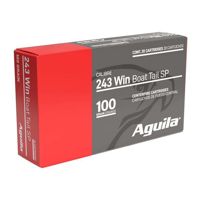 Rifle, 243 Winchester, 100 Grain, Soft Point, 20 Round Box 8047AG