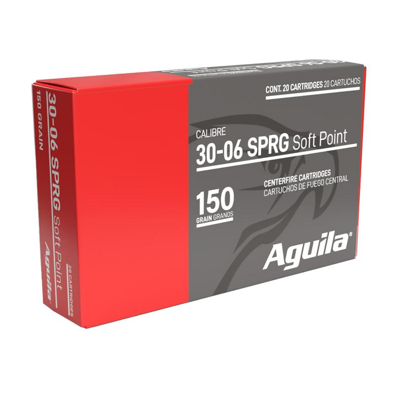 Rifle, 30-06 Springfield, 150 Grain, Soft Point, 20 Round Box 8108ag