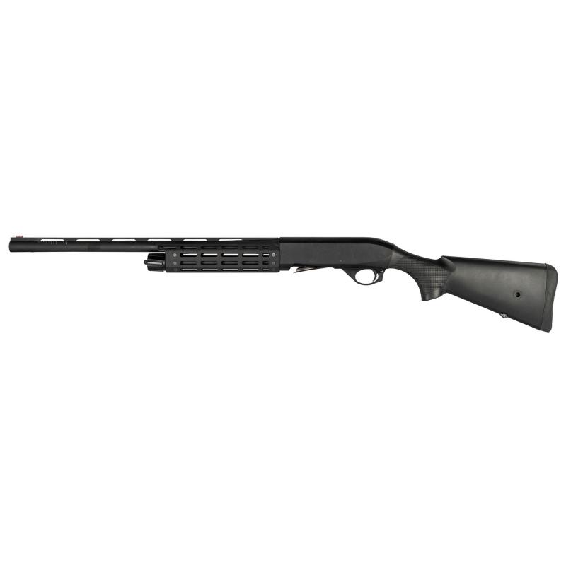 MAC 2 Tradesman Shotgun, Semi-automatic Shotgun, 12 Gauge, 3" Chamber, 18.5" Barrel, Anodized Finish, Black, Polymer Stock, Agency Arms M-LOK Handguard, Vent Rib Fiber Optic Front Sight, Includes 3 Chokes - F, M, IC, 3 Rounds 10048