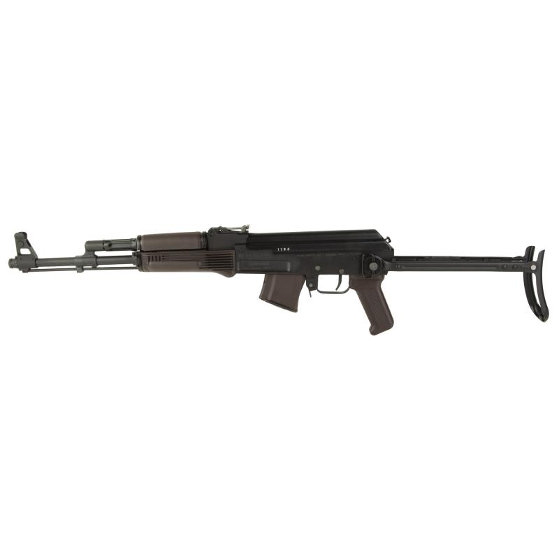 SAM7UF-85, Semi-automatic Rifle, AK, 762X39, 16.3" Hammer Forged Barrel, Milled Receiver, Anodized Finish, Black, Underfolding Stock, Plum Furniture, FIME Group FM-922EUS Enhanced 2-Stage Trigger, Adjustable Iron Sights, 30 Rounds, 1 Magazine, Incudes Cl