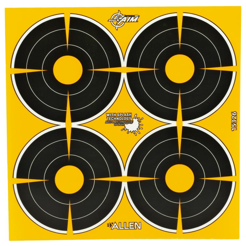 EZ AIM Adhesive, Bullseye, 3", 12 Sheets 15326
