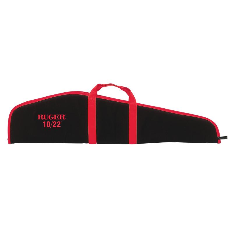 Ruger 10/22 Embroidered Rifle Case 40 Inch Black With Red Trim