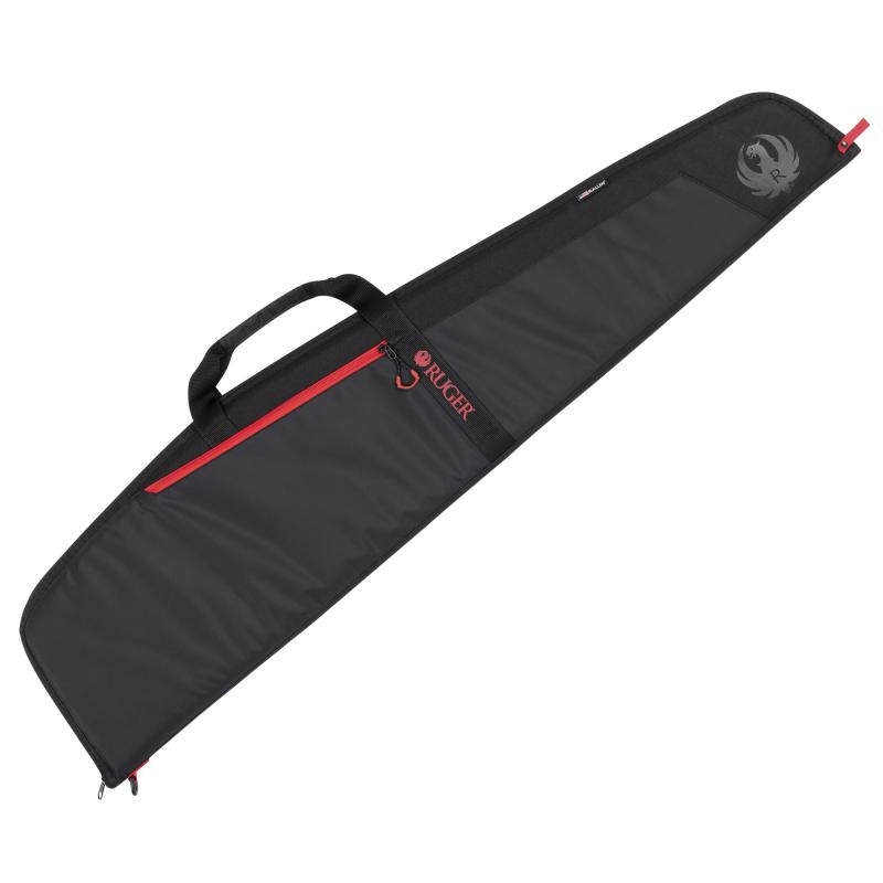 Ruger Rifle Case, Fits Single Scoped Rifle, 46" Long, Black and Red 27815